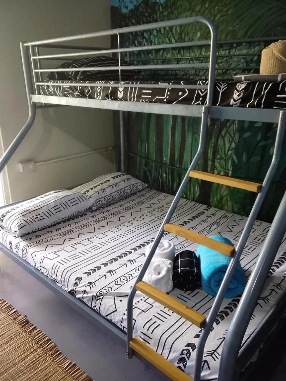 Bunk beds with folded towels — Family Room